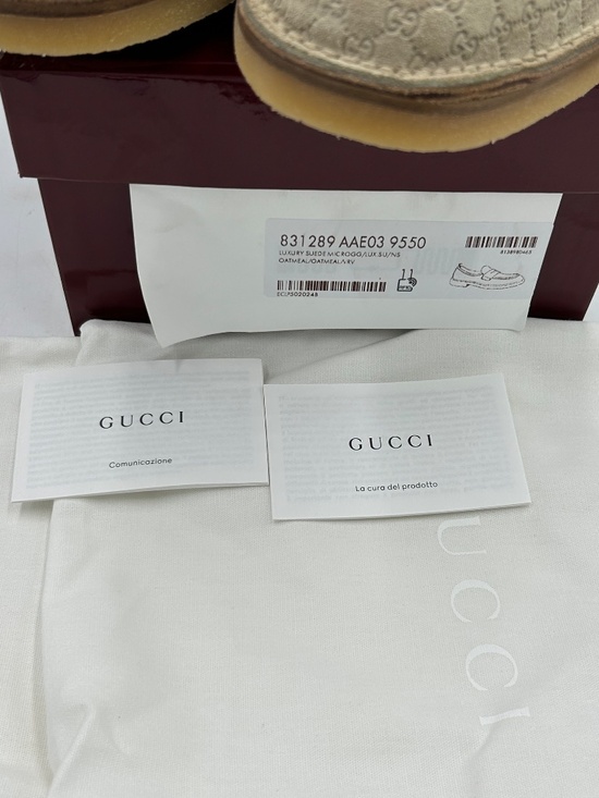 Men’s Gucci Suede Web Loafers.  Size 11/fits 11.5 US. Made in Italy.